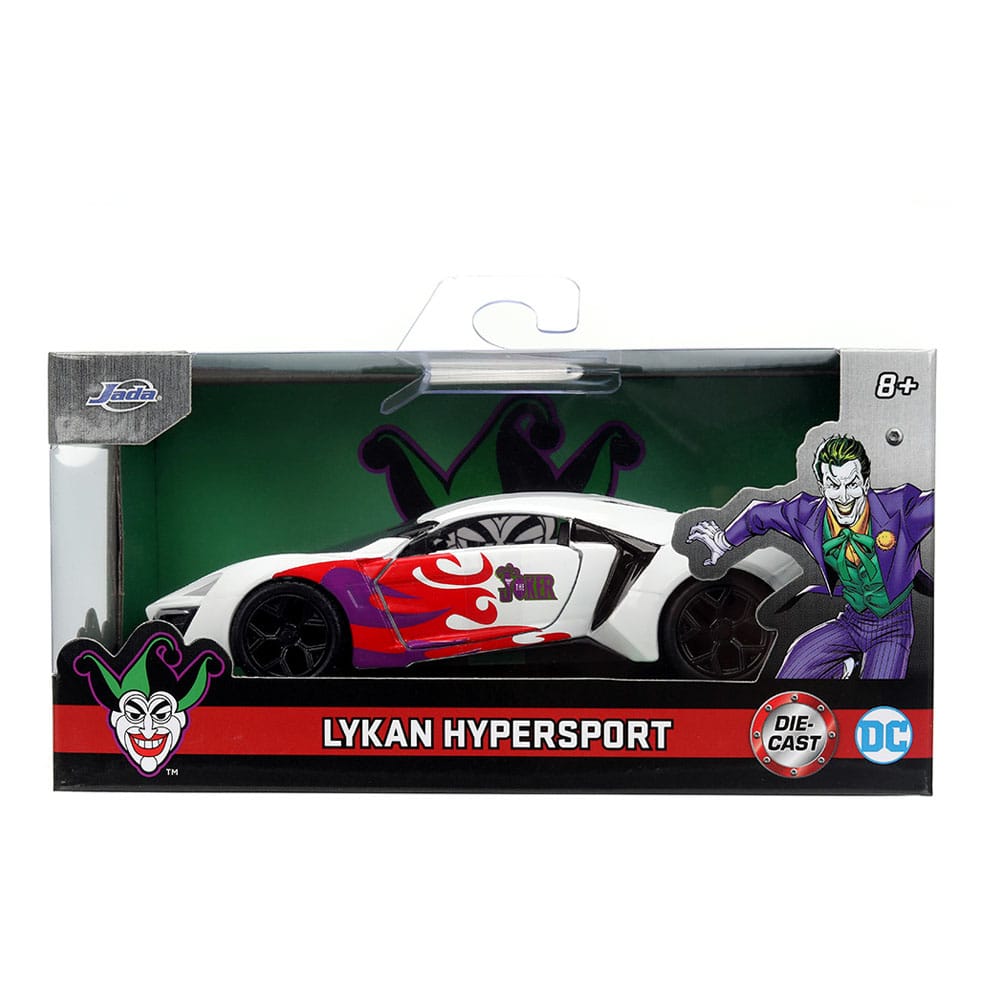 DC Comics Diecast Model 1/32 Lykan Hypersport Joker