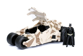 DC Comics - Batman The Dark Knight Diecast Model 1/24 - 2008 Batmobile Camo with figure