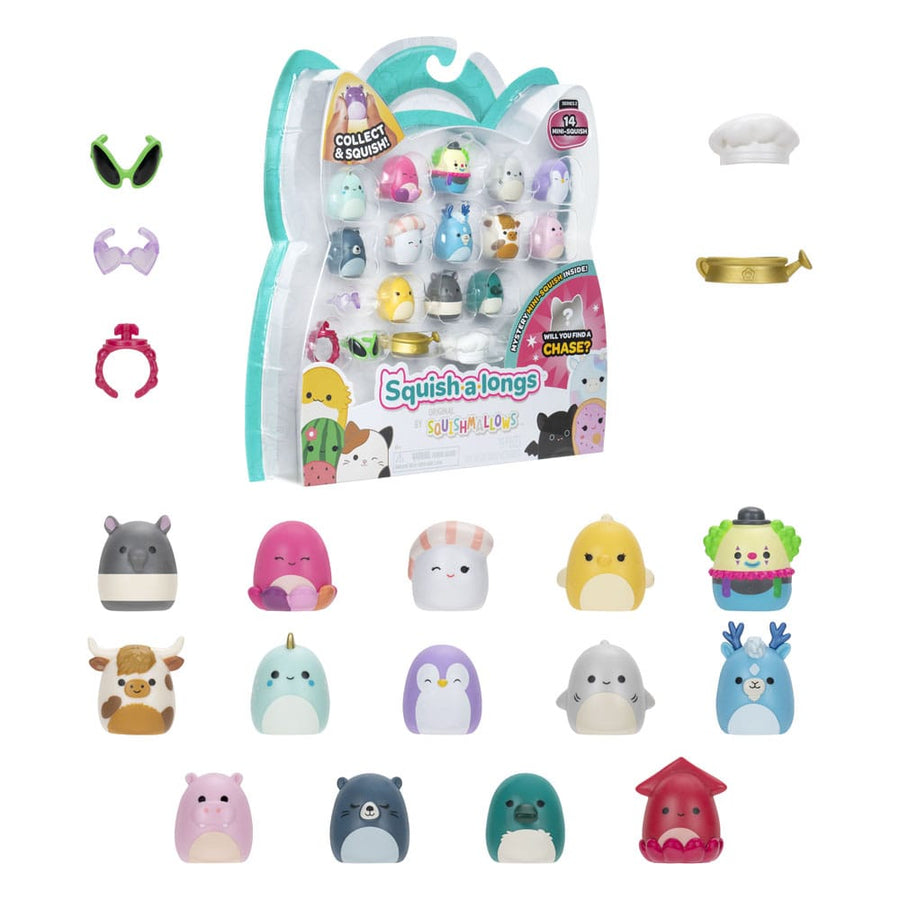 Squishmallows Squish-a-longs minifigures Set of 14 Series 2 Style 1 2,5 cm