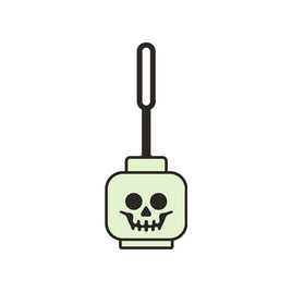 LEGO Minifigures Luggage tag Skeleton head Glow in the Dark 10 cm