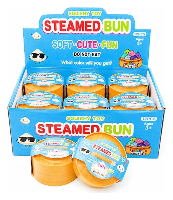 Steamed Bun Squishy Dumpling Blind Box Display (12)
