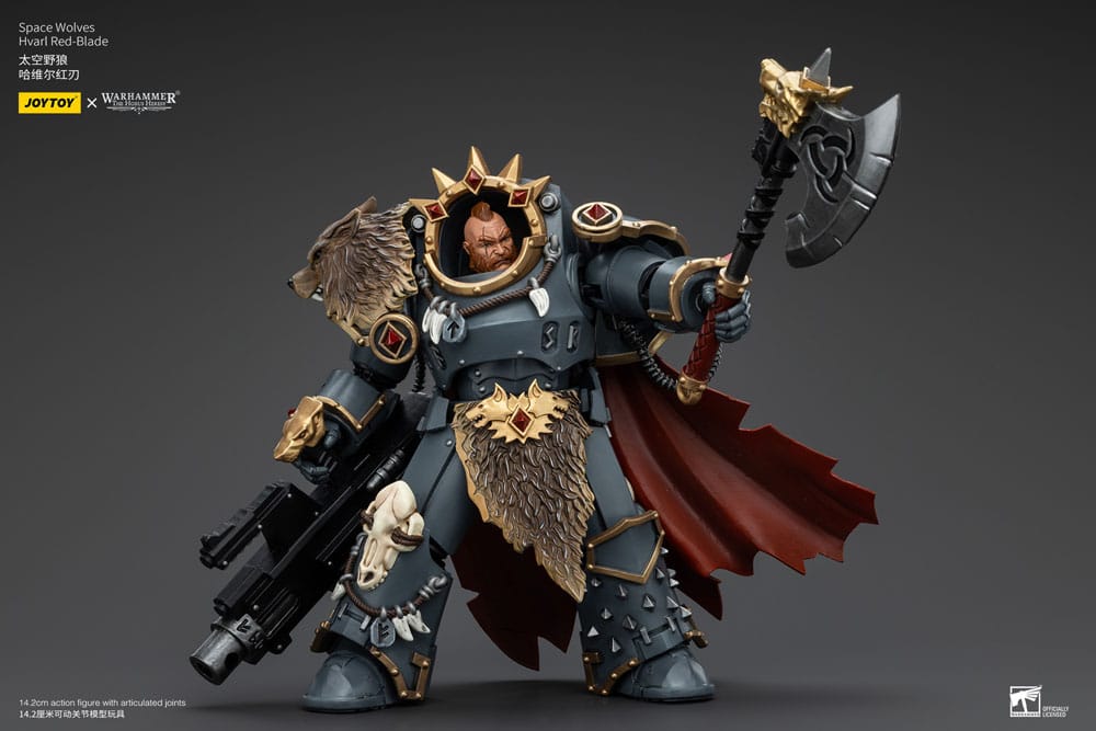 Warhammer The Horus Heresy - Action Figure 1/18 - Space Wolves Hvarl Red-Blade
