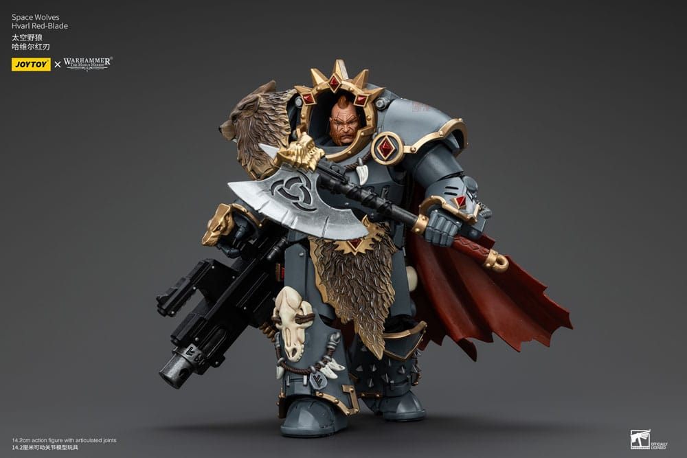 Warhammer The Horus Heresy - Action Figure 1/18 - Space Wolves Hvarl Red-Blade