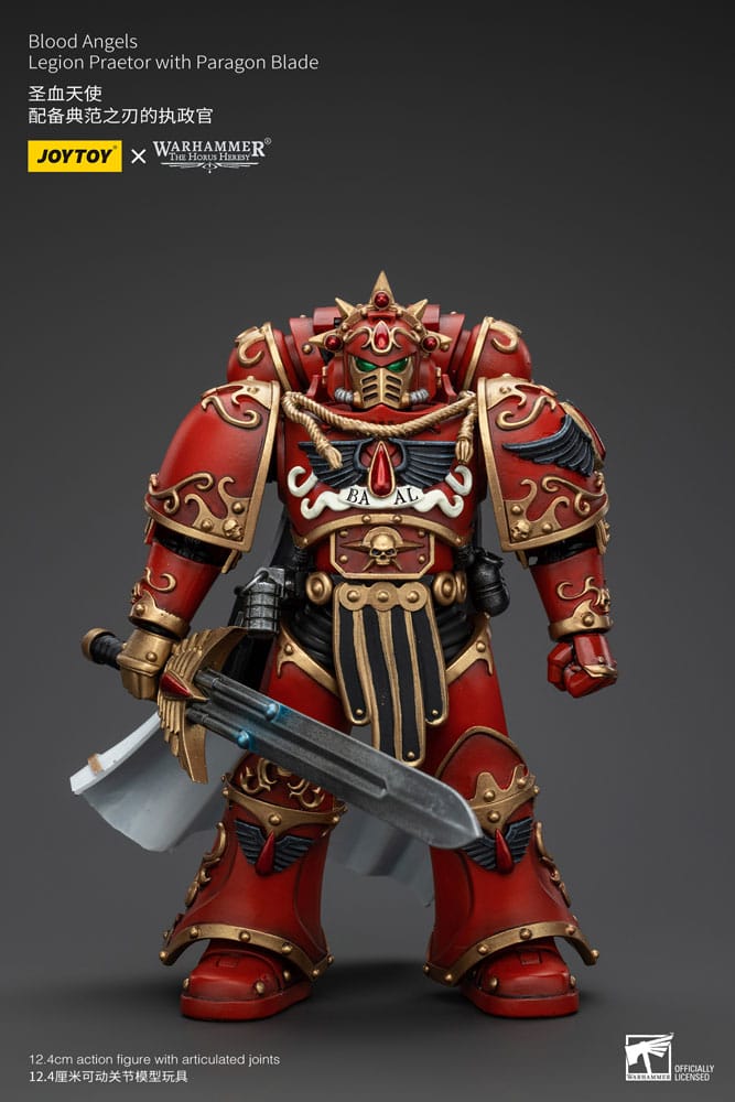 Warhammer The Horus Heresy - Action Figure 1/18 - Blood Angels Legion Praetor with Paragon Blade