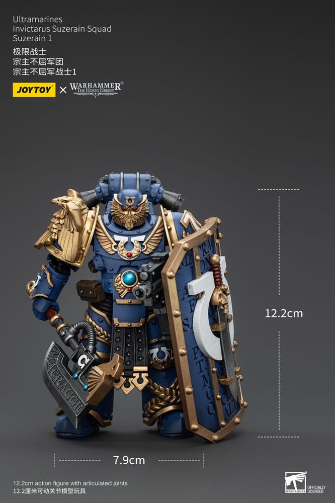 Warhammer The Horus Heresy - Action Figure 1/18 - Ultramarines Invictarus Suzerain Squad Suzerain
