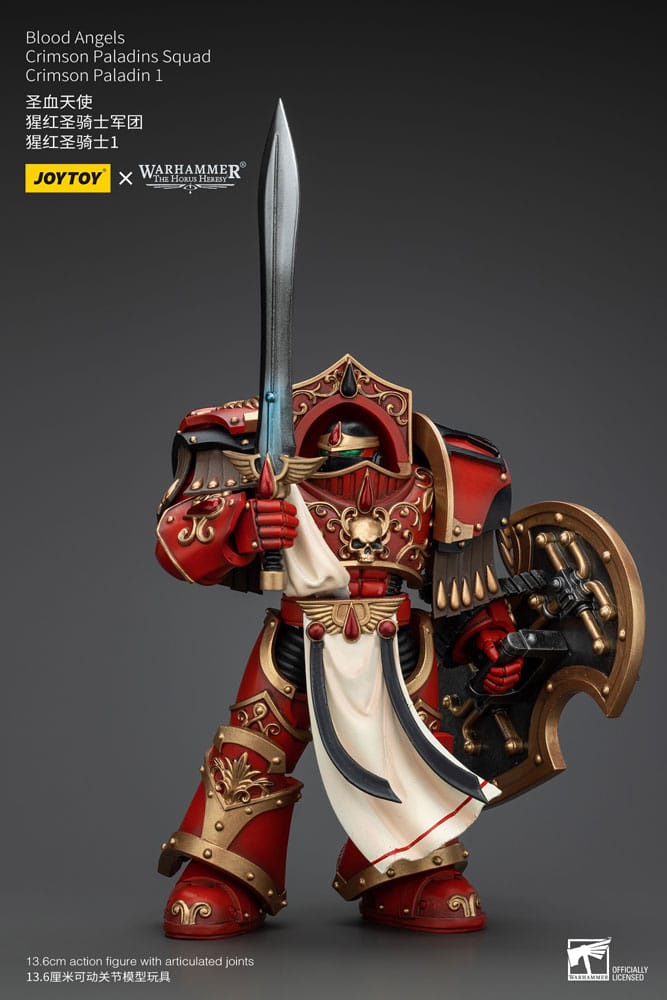 Warhammer The Horus Heresy - Action Figure 1/18 - Blood Angels Crimson Paladins Squad Crimson Paladin