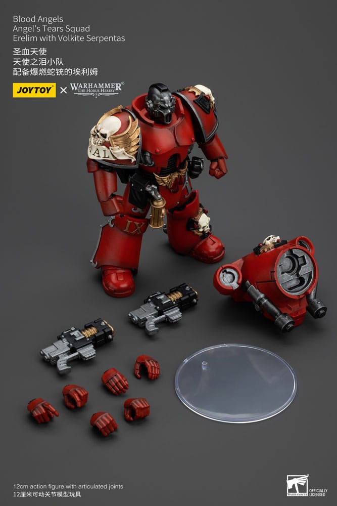 Warhammer The Horus Heresy - Action Figure 1/18 - Blood Angels Angel's Tears SquadErelim with Volkite Serpentas