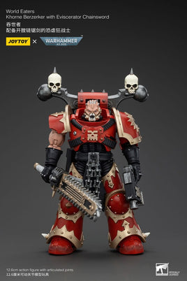 Warhammer 40K - Action Figure 1/18 - World Eaters Khorne Berzerker with Eviscerator Chainsword