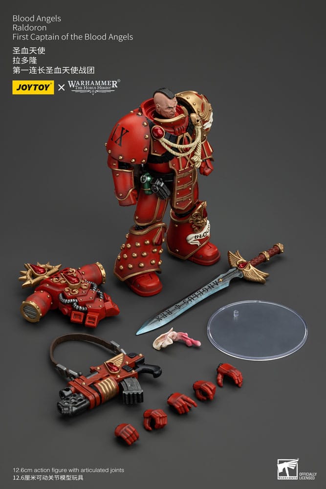 Warhammer The Horus Heresy - Action Figure 1/18 - Blood Angels Raldoron First Captain of the Blood Angels
