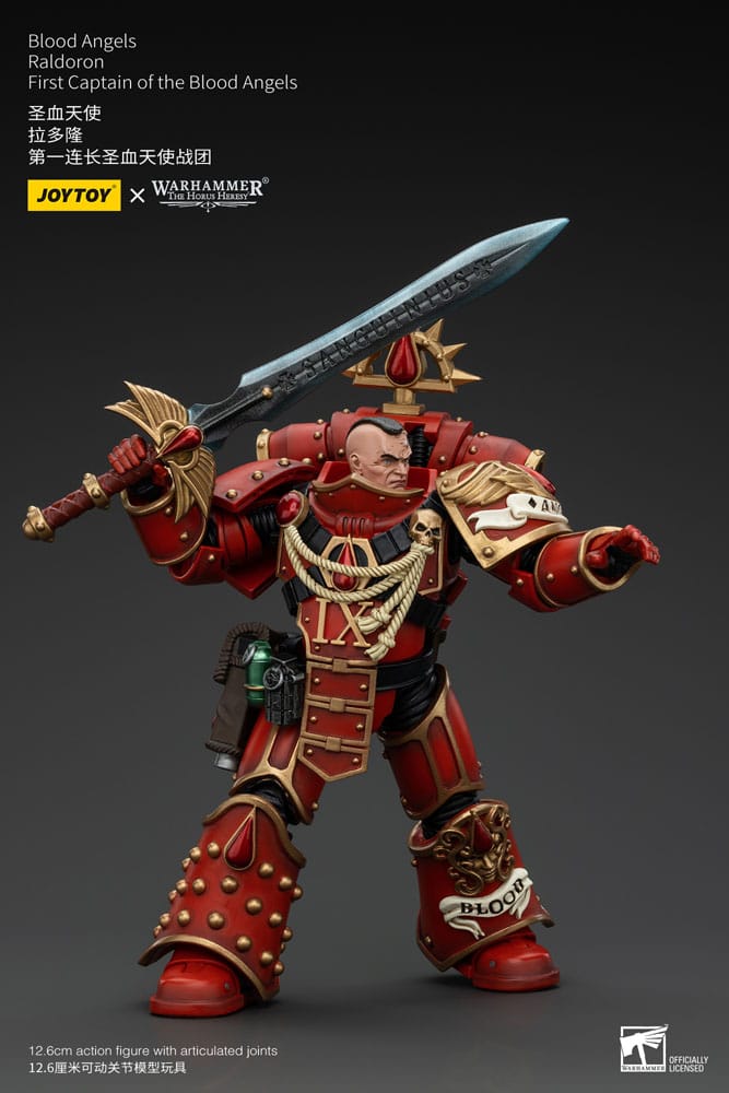 Warhammer The Horus Heresy - Action Figure 1/18 - Blood Angels Raldoron First Captain of the Blood Angels