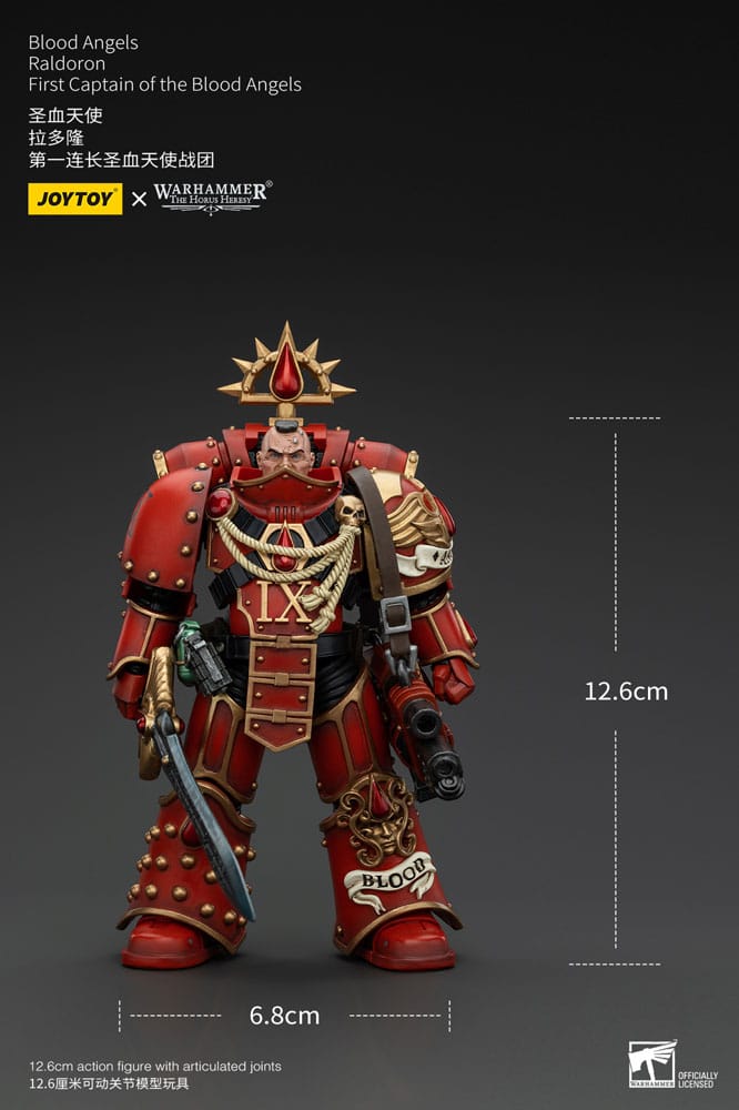 Warhammer The Horus Heresy - Action Figure 1/18 - Blood Angels Raldoron First Captain of the Blood Angels
