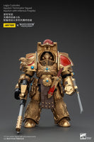 Warhammer The Horus Heresy Action Figure 1/18 Legio Custodes Aquilon Terminator Squad Aquilon with Infernus Firepike 14 cm