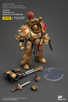 Warhammer The Horus Heresy Action Figure 1/18 Legio Custodes Aquilon Terminator Squad Aquilon with Infernus Firepike 14 cm