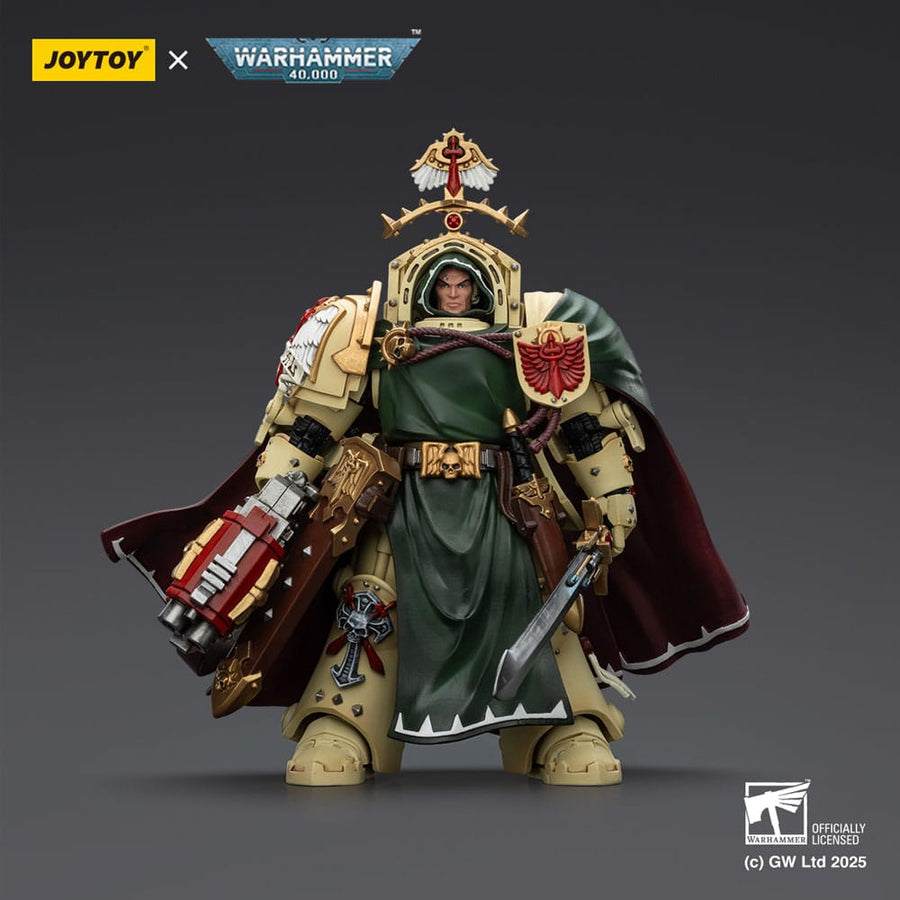 Warhammer 40,000: Dark Angels Action Figure Belial Grand Master of The Deathwing With the Sword of Silence and Storm Bolter 14 cm