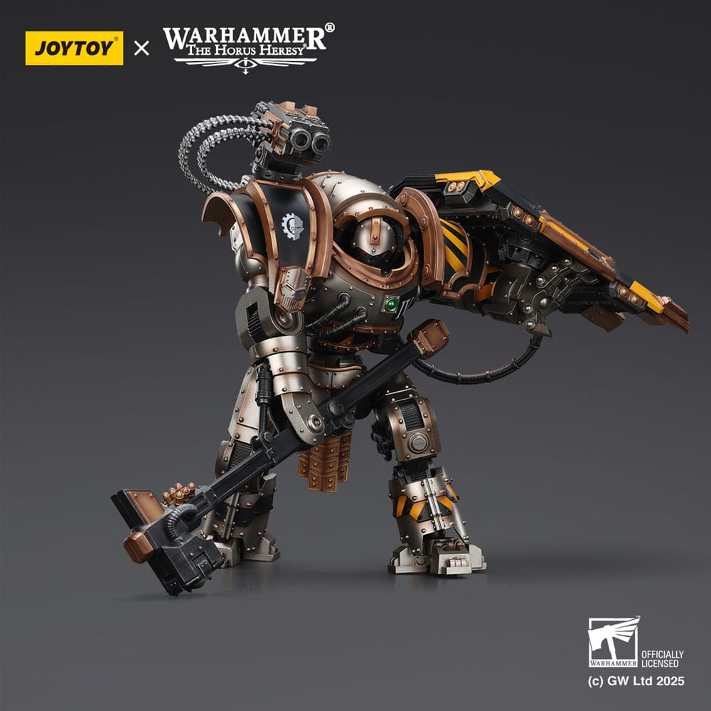 Warhammer The Horus Heresy Action Figure Iron Warriors Iron Circle Domitar-Ferrum Class Battle-automata with Karceri Battle Shield 24 cm