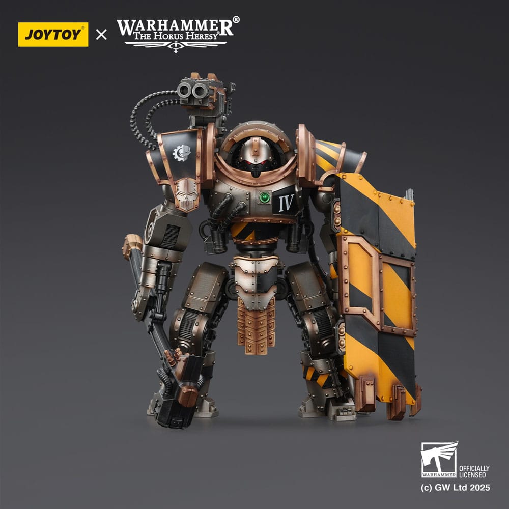 Warhammer The Horus Heresy Action Figure Iron Warriors Iron Circle Domitar-Ferrum Class Battle-automata with Karceri Battle Shield 24 cm