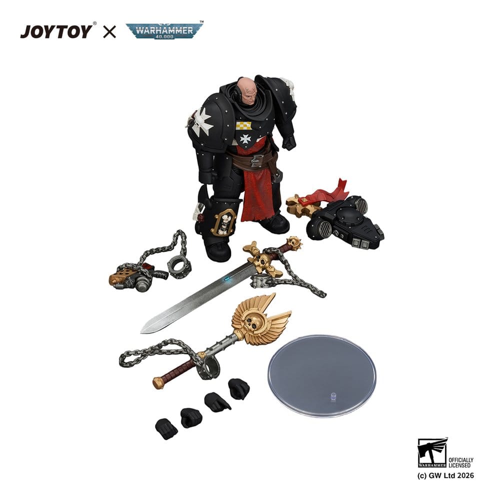 Warhammer Action Figure Black Templars Execrator 1 12 cm