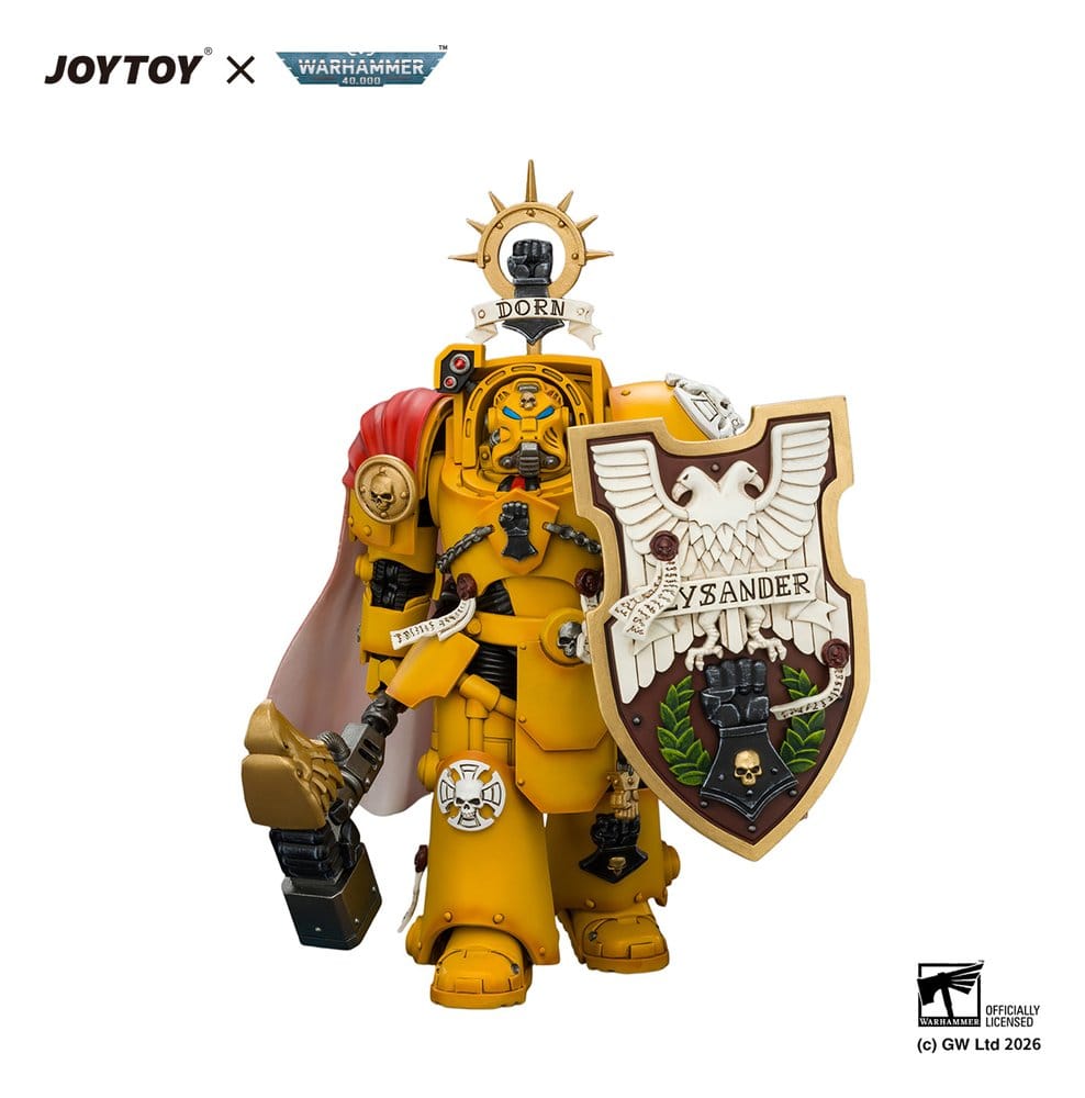 Warhammer Action Figure Imperial Fists Darnath Lysander 14 cm