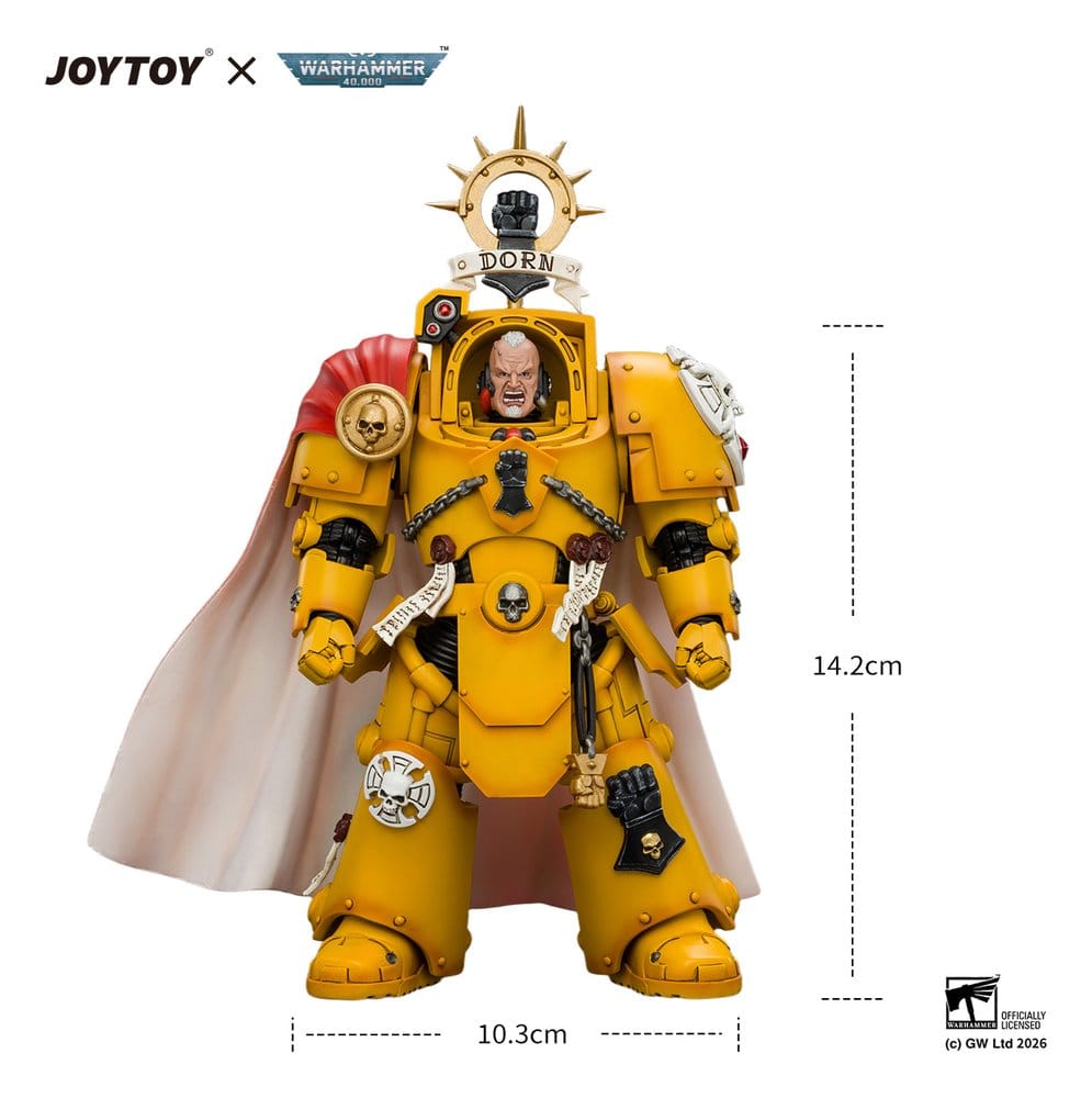 Warhammer Action Figure Imperial Fists Darnath Lysander 14 cm