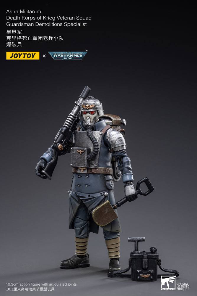 Warhammer 40K - Action Figure 1/18 - Death Korps of Krieg Veteran Squad Guardsman Demolitions Specialist