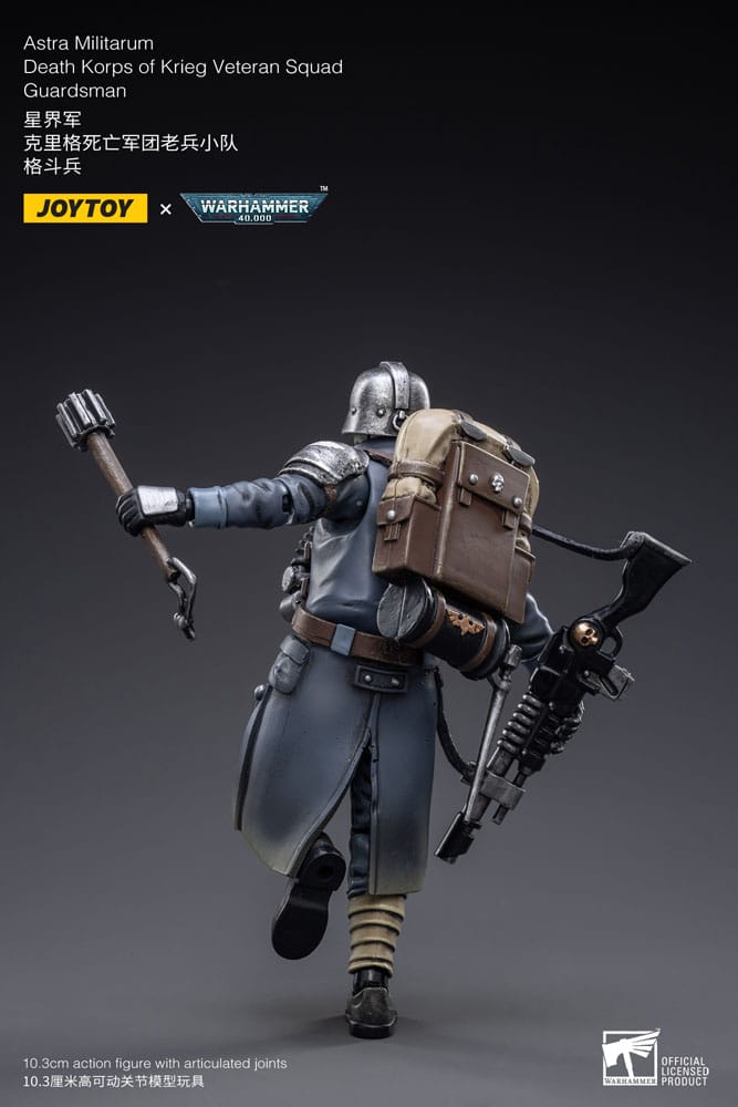 Warhammer 40K - Action Figure 1/18 - Astra Militarum Death Korps of Krieg Veteran Squad Guardsman