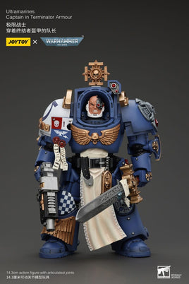 Warhammer 40K - Action Figure 1/18 - Ultramarines Captain In Terminator Armour