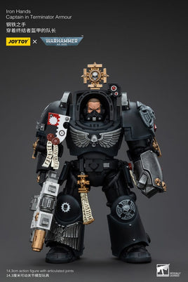 Warhammer 40K - Action Figure 1/18 - Iron Hands Captain in Terminator Armour