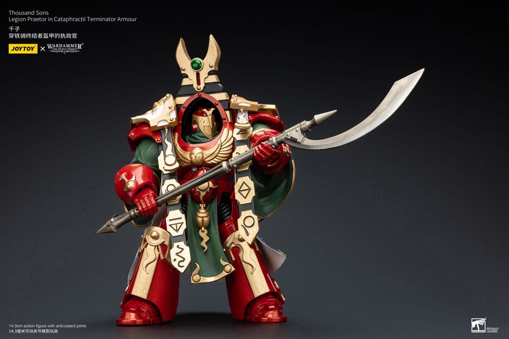 Warhammer The Horus Heresy - Action Figure 1/18 - Thousand sons Legion Praetor in Cataphractii Terminator Armour
