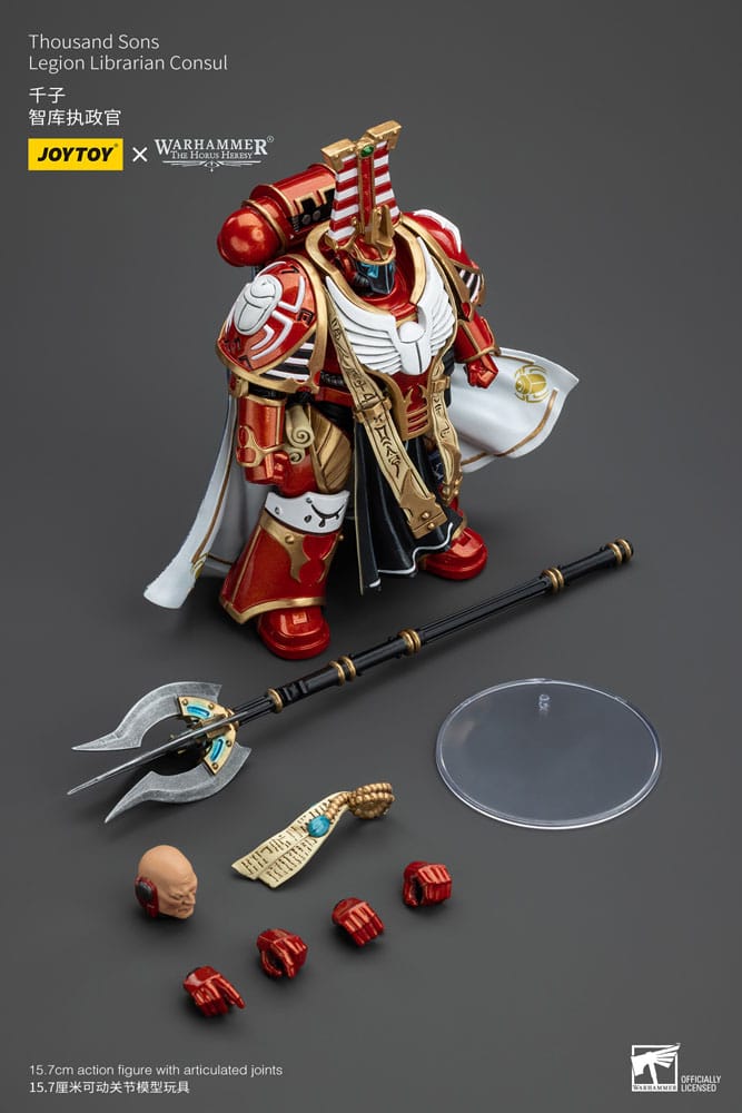 Warhammer The Horus Heresy - Action Figure 1/18 - Thousand Sons Legion Librarian Consut
