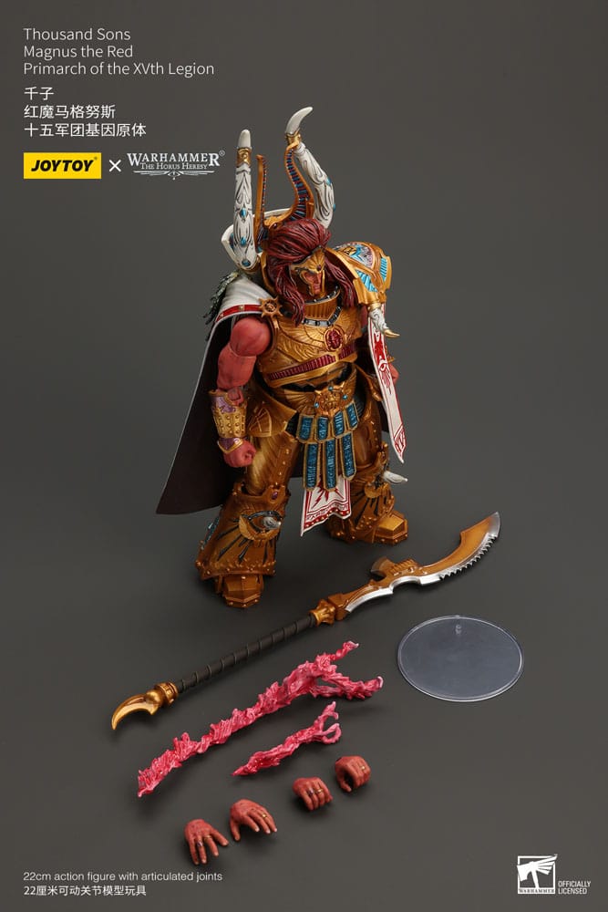 Warhammer The Horus Heresy - Action Figure 1/18 - Thousand sons Magnus the Red Primarch of the XVth Legion