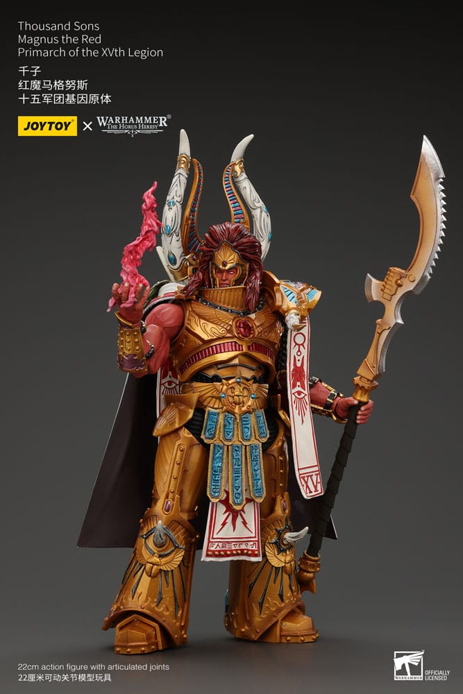 Warhammer The Horus Heresy - Action Figure 1/18 - Thousand sons Magnus the Red Primarch of the XVth Legion