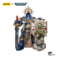 Warhammer 40K - Action Figure 1/18 - Ultramarines Primaris Captain with Relic Shield and Power Sword