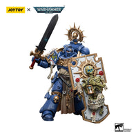 Warhammer 40K - Action Figure 1/18 - Ultramarines Primaris Captain with Relic Shield and Power Sword