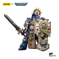 Warhammer 40K - Action Figure 1/18 - Ultramarines Primaris Captain with Relic Shield and Power Sword