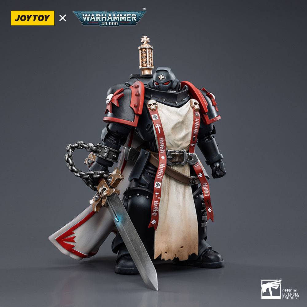 Warhammer 40K - Action Figure 1/18 - Black Templars Primaris Sword Brethren Eberwulf