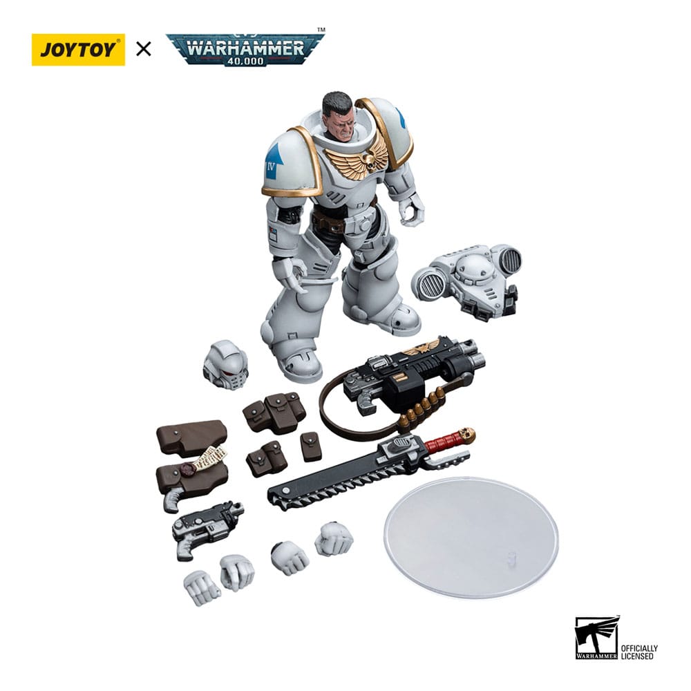 Warhammer 40k Action Figure 1/18 Space Marines White Consuls Intercessors 1 12 cm