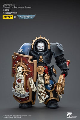 Warhammer 40K - Action Figure 1/18 - Ultramarines Chaplain in Terminator Armour