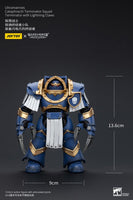 Warhammer The Horus Heresy Action Figure 1/18 Ultramarines Cataphractii Terminator Squad Terminator with Lightning Claws 14 cm