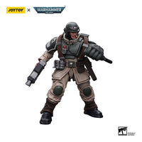 Warhammer 40K - Action Figure 1/18 - Astra Militarum Cadian Command Squad Veteran Sergeant with Power Fist