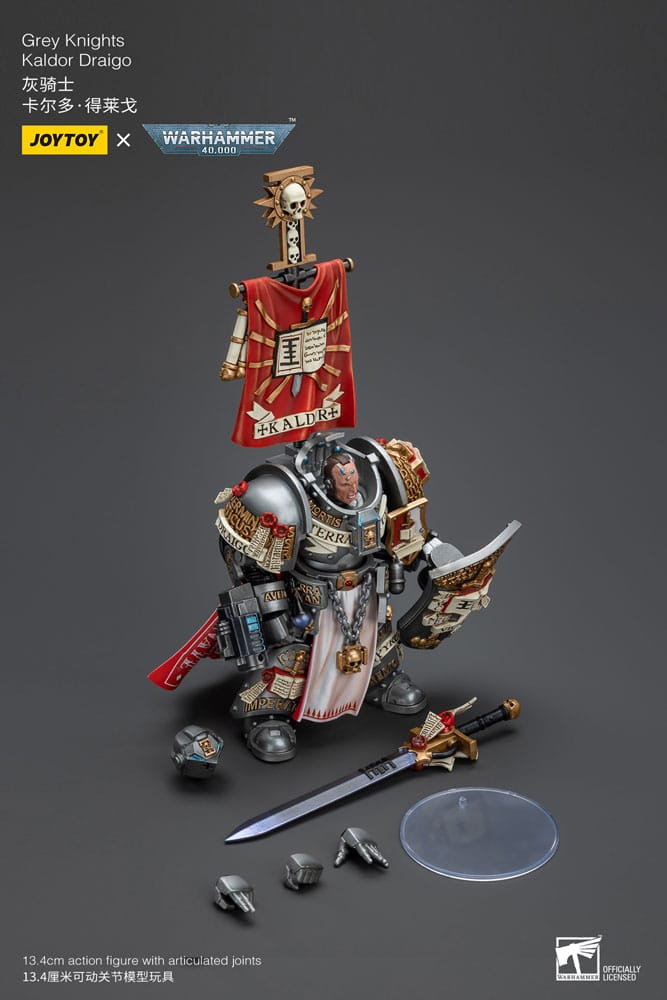 Warhammer 40K - Action Figure 1/18 - Grey Knights Kaldor Draigo