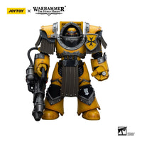 Warhammer The Horus Heresy - Action Figure 1/18 - Imperial Fists Legion Cataphractii Terminator Squad Legion Cataphractii with Heavy Flamer