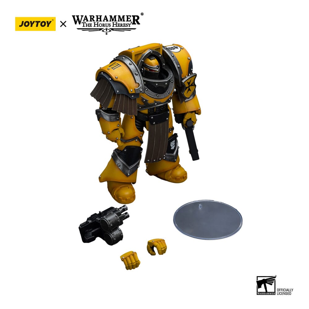 Warhammer The Horus Heresy - Action Figure 1/18 - Imperial Fists Legion Cataphractii Terminator Squad Legion Cataphractii with Chainfis