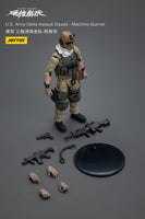 Hardcore Coldplay Action Figure 1/18 U.S. Army Delta Assault Squad Machine Gunner 11 cm