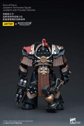 Warhammer The Horus Heresy - Action Figure 1/18 - Sons of Horus Justaerin Terminator Squad Justaerin with Thunder Hammer