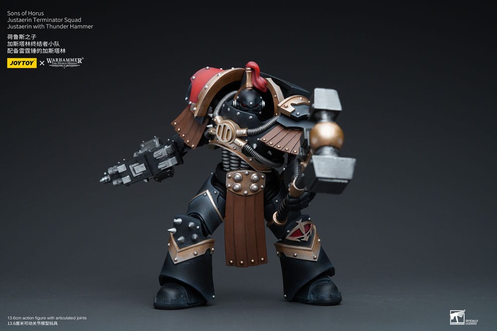 Warhammer The Horus Heresy - Action Figure 1/18 - Sons of Horus Justaerin Terminator Squad Justaerin with Thunder Hammer