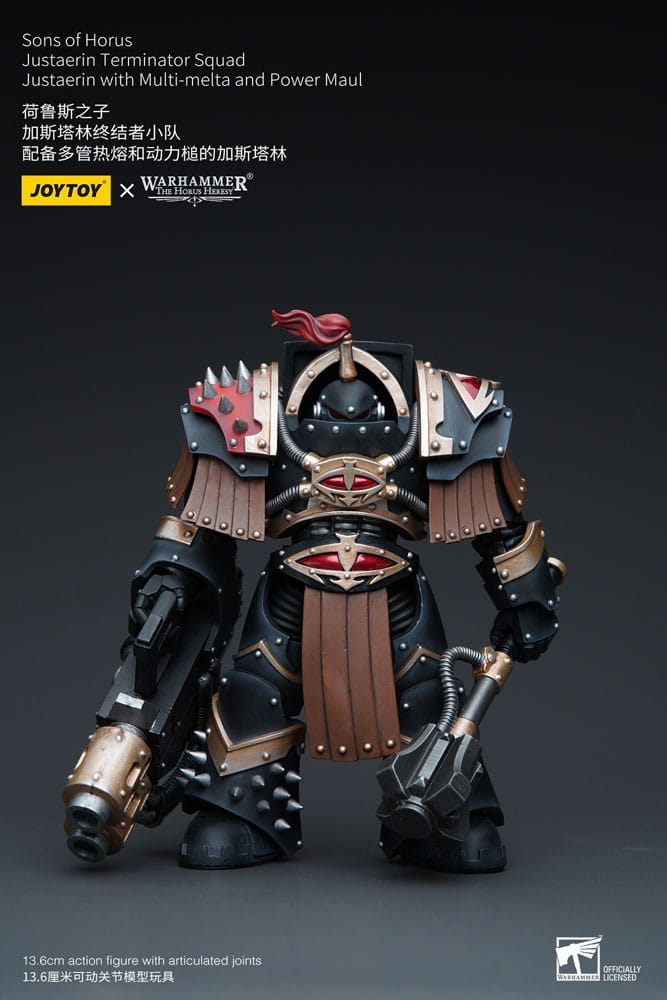 Warhammer The Horus Heresy - Action Figure 1/18 - Sons of Horus Justaerin Terminator Squad Justaerin with Multi-melta and Power Maul