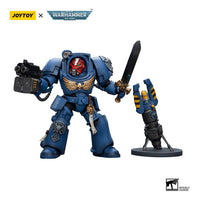 Warhammer 40K - Action Figure 1/18 - Ultramarines Terminator Squad Sergeant with Power Sword and Teleport Homer