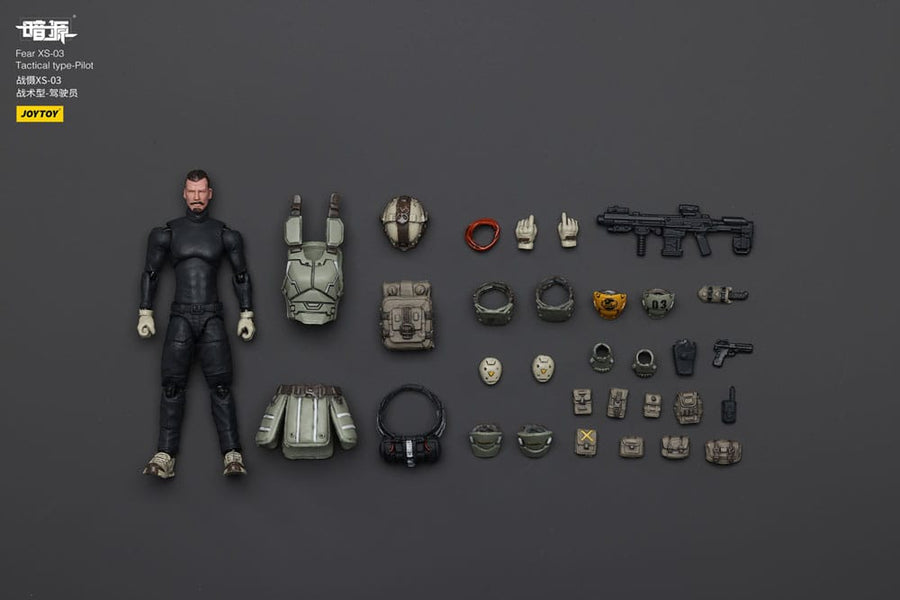 Battle For the Stars Actionfigur Fear XS-03 Tactical type-Pilot 12 cm