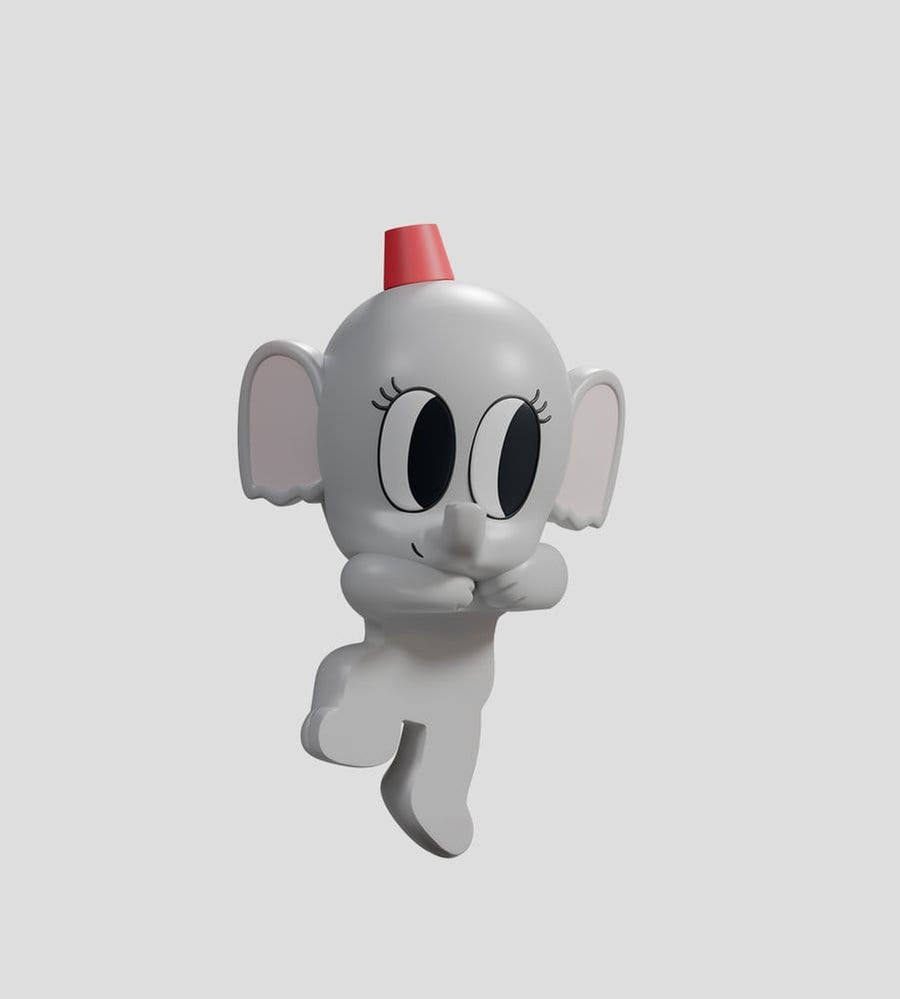 Tiny Shiny Hiney Peakers Mini Figures 6 cm Blind Box Display (6)