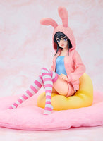 Rascal Does Not Dream of a Knapsack Kid PVC Statue 1/7 Mai Sakurajima Hoodie Look Rabbit Ears Ver. 18 cm